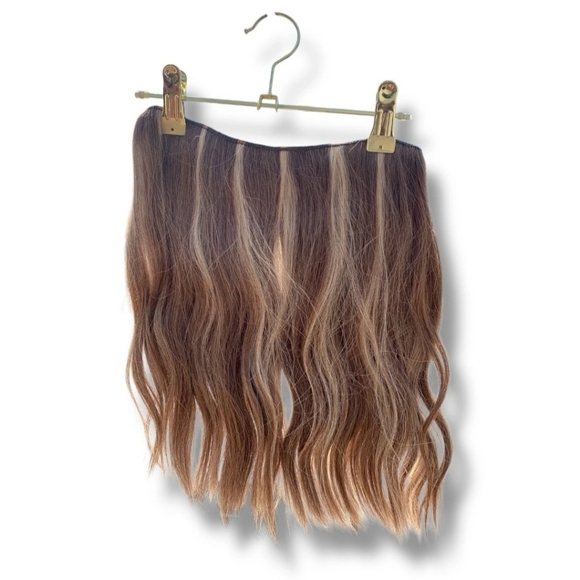 Remy 100% Premium Human Hair Brown With Highlights 5/24# - Picture 15 of 16